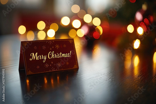Merry Christmas! Text Card