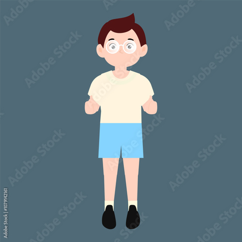 School man wearing uniform clothes cartoon design stock. Junior high school students with backpacks and books, male and female school pupils flat vector illustration set. Happy friends going to school