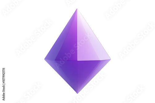 Purple diamond icon for UI/UX design in modern web apps