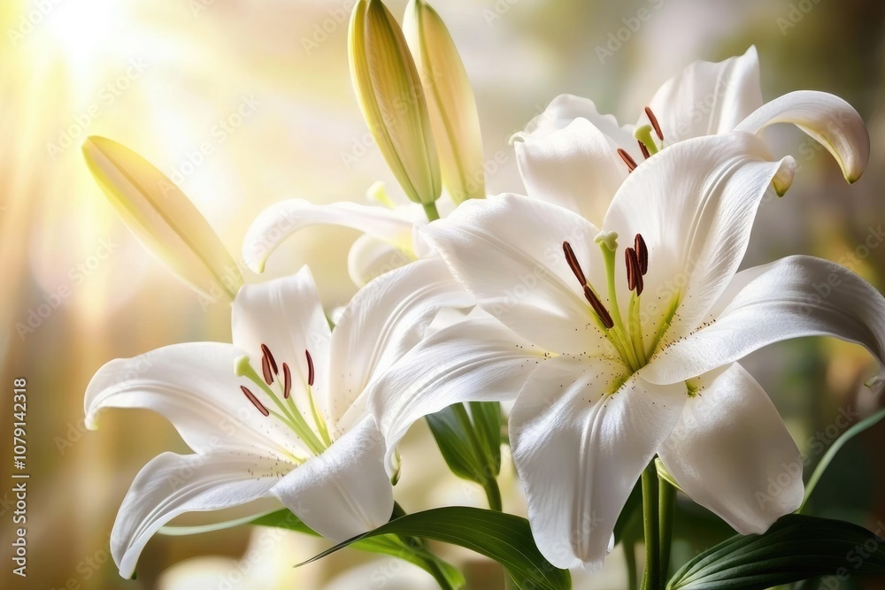 Radiant Blooms: A Botanical Symphony of Vibrant Spring Flowers in Ethereal Light Radiant Blooms: A Botanical Symphony of Vibrant Spring Flowers in Ethereal Light