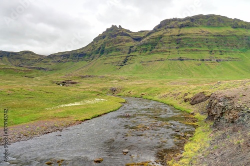 montagne Kirkjufell en Islande située à Grundarfjordur