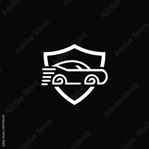 Automotive car logo template