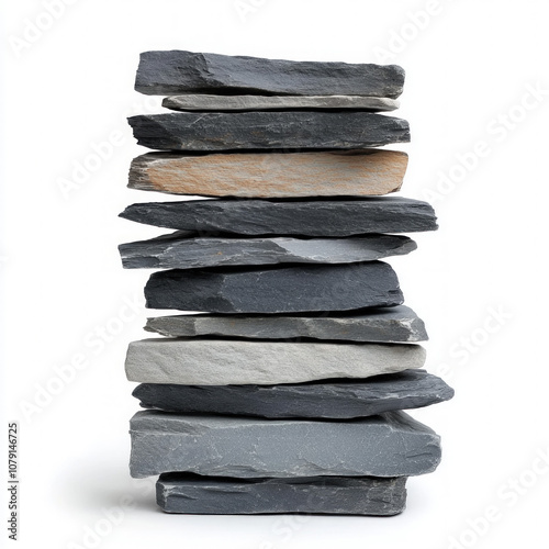 Stone Pile Isolated
