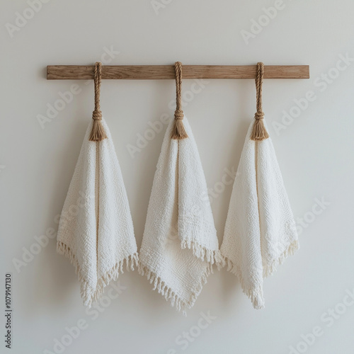 Towel Hanging Isolated