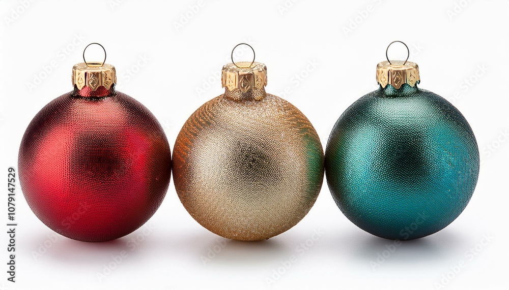 Christmas Ornaments isolated on a white background. Christmas Ornaments isolated on a white background.