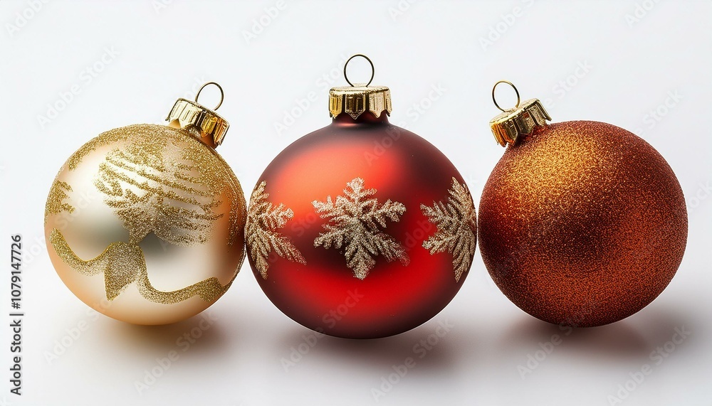 Christmas Ornaments isolated on a white background. Christmas Ornaments isolated on a white background.