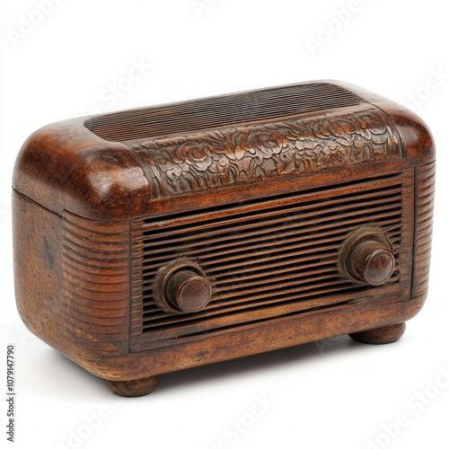 Vintage Radio Isolated