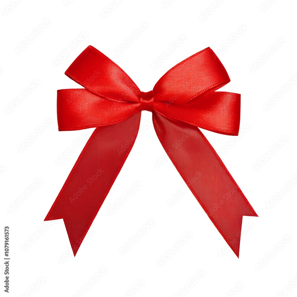 Red ribbon bow isolated on white background including clipping path
Red ribbon bow isolated on white background including clipping path