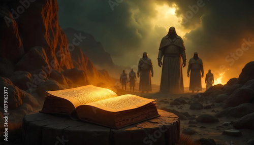 the book of Enoch around the Evils photo