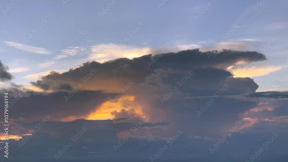 Dramatic clouds. Time lapse sunsets in red yellow and blues tones.
Dramatic clouds. Time lapse sunsets in red yellow and blues tones.