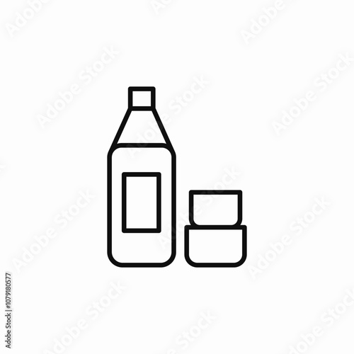 soda bottle glass icon sign vector