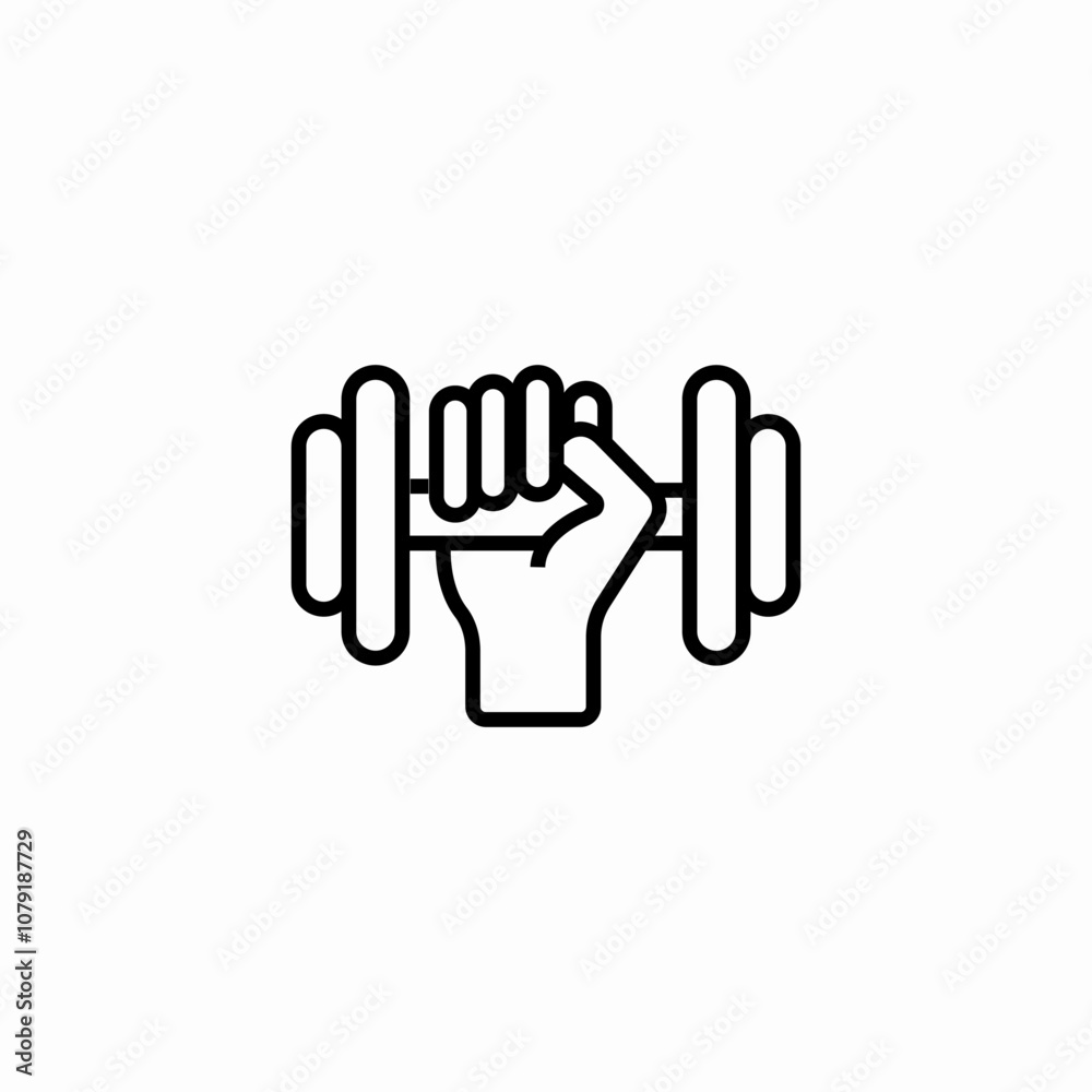 dumbbell gym icon sign vector dumbbell gym icon sign vector