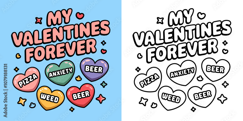 Valentine's personal loves t-shirt vector design Valentine's personal loves t-shirt vector design