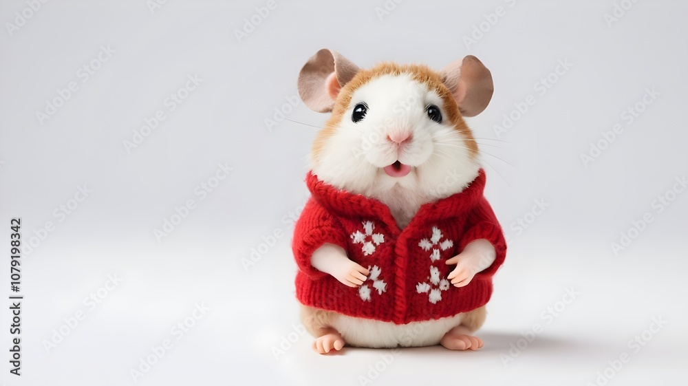 fun and cute hamster in bright clothing for lighthearted projects fun and cute hamster in bright clothing for lighthearted projects