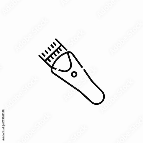 trimmer shave icon sign vector