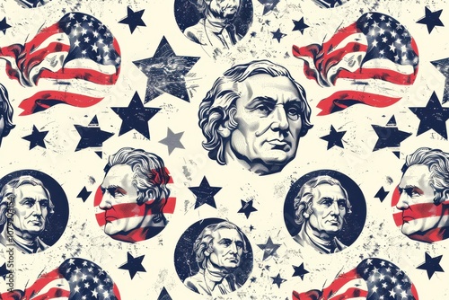 Presidents Day pattern