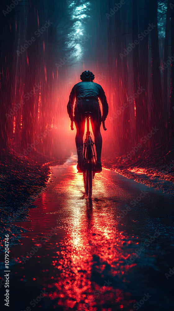 A dynamic and vibrant Facebook header image featuring a bicycle illuminated with colorful lights, creating a lively and energetic atmosphere, capturing the essence of urban cycling culture and outdoor A dynamic and vibrant Facebook header image featuring a bicycle illuminated with colorful lights, creating a lively and energetic atmosphere, capturing the essence of urban cycling culture and outdoor