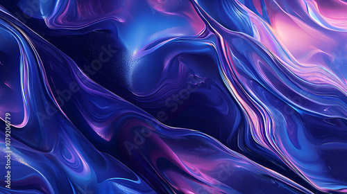 Wallpaper Mural Abstract Flow of Blue & Purple Torontodigital.ca