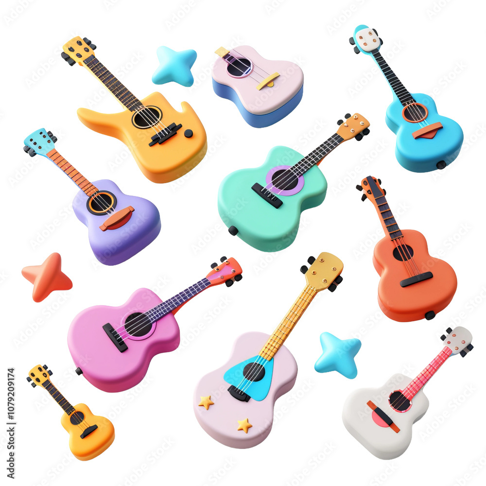 seamless pattern with musical instruments