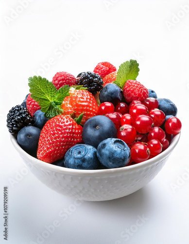 Bowl of Fresh Summer Berries