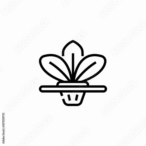 plant planting icon sign vector