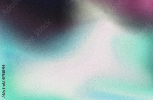 Abstract blurred grainy gradient background texture. Colorful digital grain dust soft noise effect pattern. Lo-fi multicolor spotted retro fluid colors. Nostalgia, vintage, 80s, 90s style synthwave