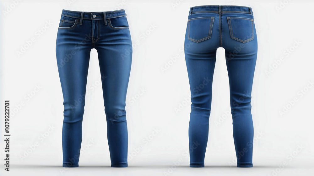 Beautiful women's trousers in a deep navy blue, highlighting a feminine style, available in a standard size. Beautiful women's trousers in a deep navy blue, highlighting a feminine style, available in a standard size.