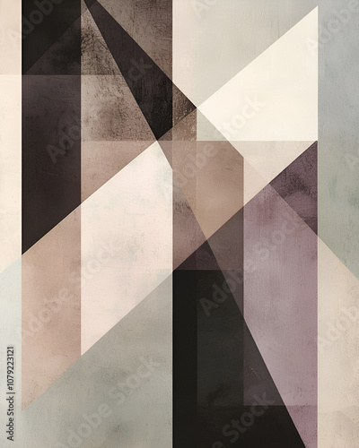 Muted Hues, Geometric Forms