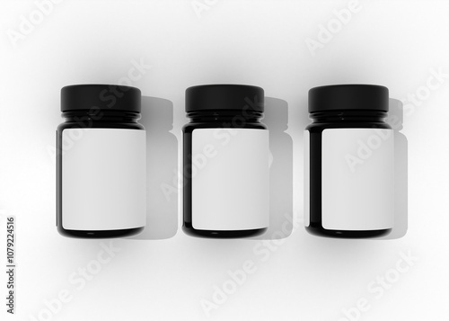 Nutritional Bottle Mockup