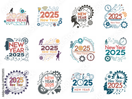 2025 New Year Technology and Innovation Designs.