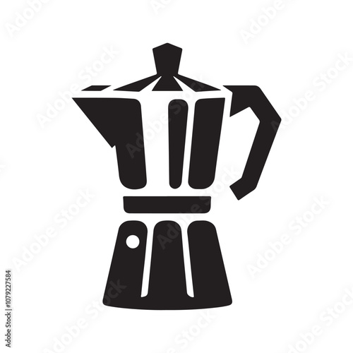 moka pot silhouette