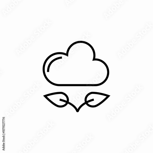 nature cloud rain icon sign vector