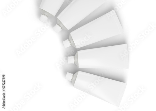 Beauty Toothpaste Tube Mockup