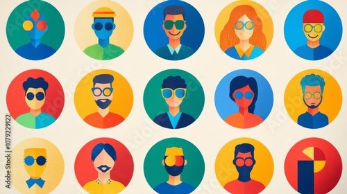 Diverse portraits of individuals wearing sunglasses.