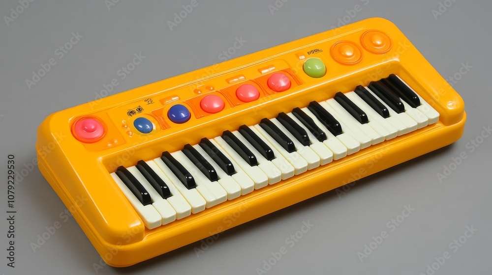 Brightly Colored Children's Toy Piano Brightly Colored Children's Toy Piano