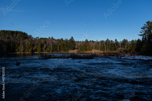 Forest River in winter