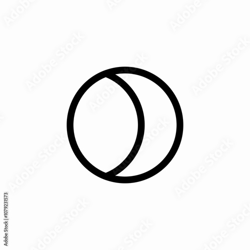 solar eclipse icon sign vector
