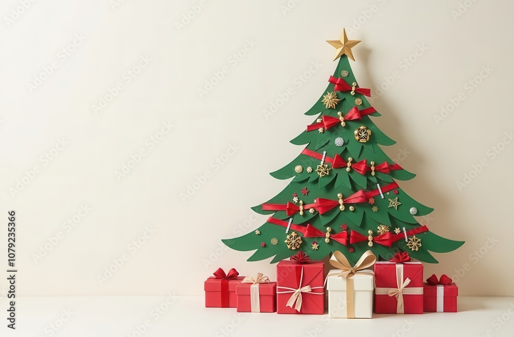 christmas tree with gift boxes christmas tree with gift boxes