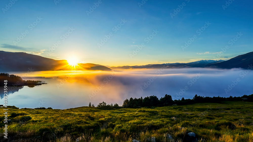 Obraz premium Ein Morgen am See