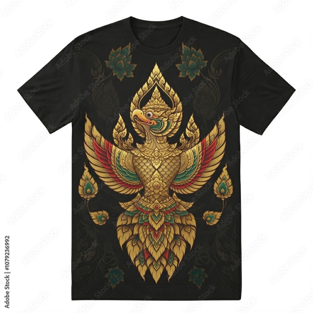 Thai Mythical Bird Inspired Shirt Thai Mythical Bird Inspired Shirt