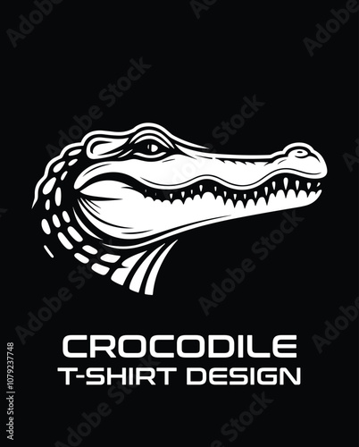 Crocodile Vector T Shirt Design