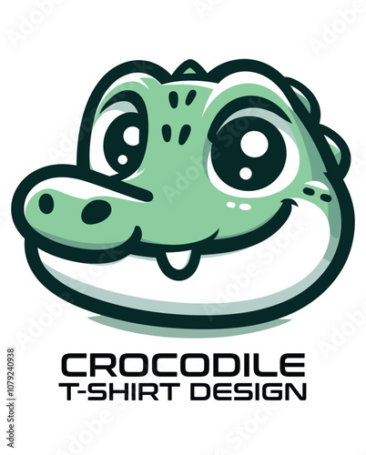 Crocodile  Vector T Shirt Design