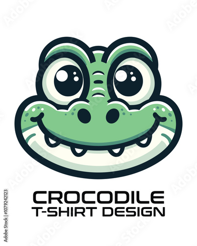 Crocodile  Vector T Shirt Design