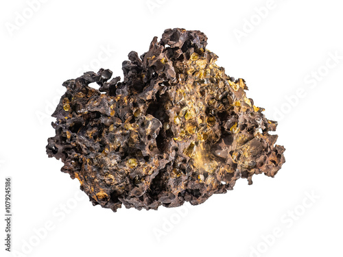 fragment of the Krasnojarsk meteorite with forsterite inclusions
