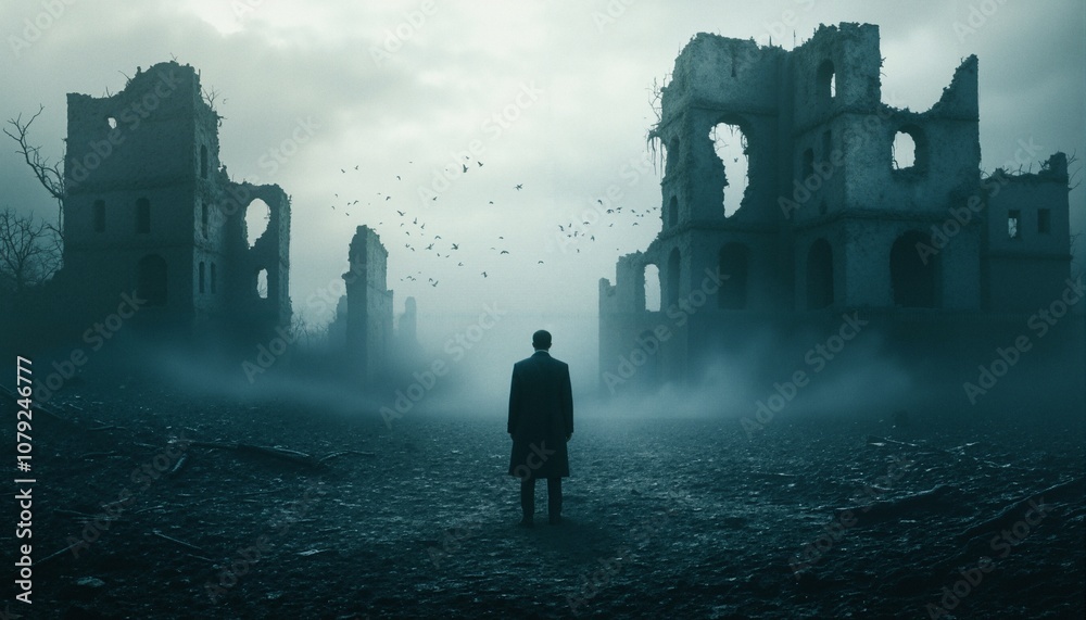 Alone Among Ancient Castle Ruins Alone Among Ancient Castle Ruins