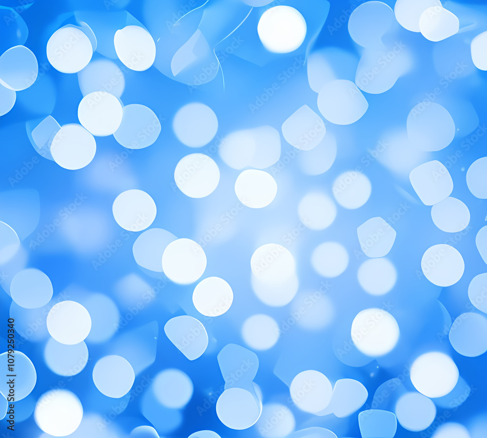 Green bokeh background with blue bokeh effect defocused lights on dark background.generative ai Green bokeh background with blue bokeh effect defocused lights on dark background.generative ai