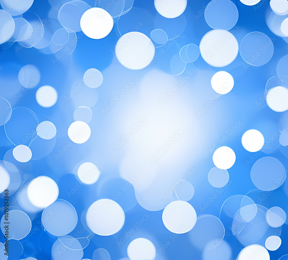 Green bokeh background with blue bokeh effect defocused lights on dark background.generative ai Green bokeh background with blue bokeh effect defocused lights on dark background.generative ai