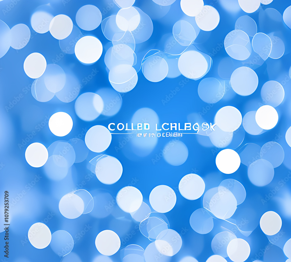 Green bokeh background with blue bokeh effect defocused lights on dark background.generative ai Green bokeh background with blue bokeh effect defocused lights on dark background.generative ai
