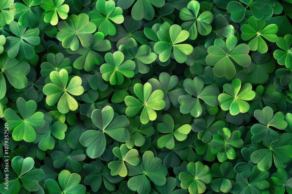 Shamrock pattern, Saint Patrick's Day