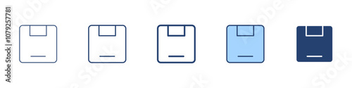 Hard disk icon Symbol set collection